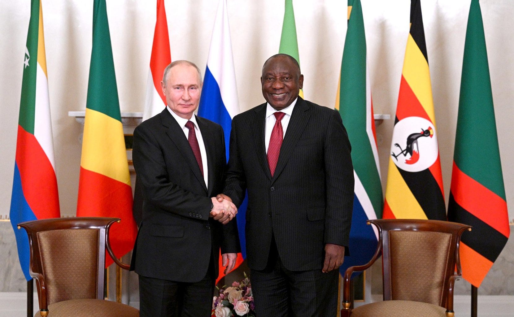 'War must end,' says Ramaphosa to Putin