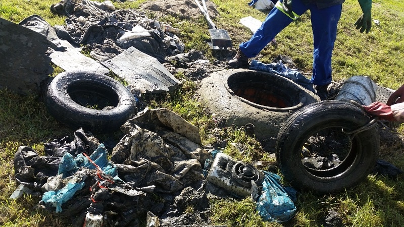 From TVs to forks (and a mattress) in Cape Town's sewage system