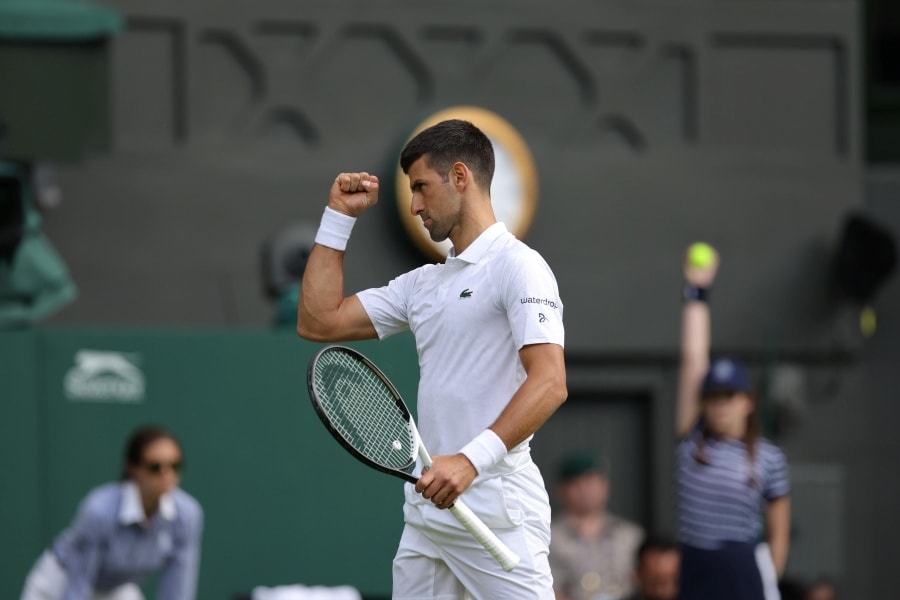 Novak is chasing eighth Wimbledon title