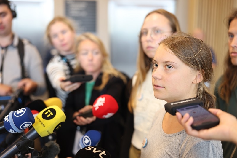 Greta Thunberg fined after protest