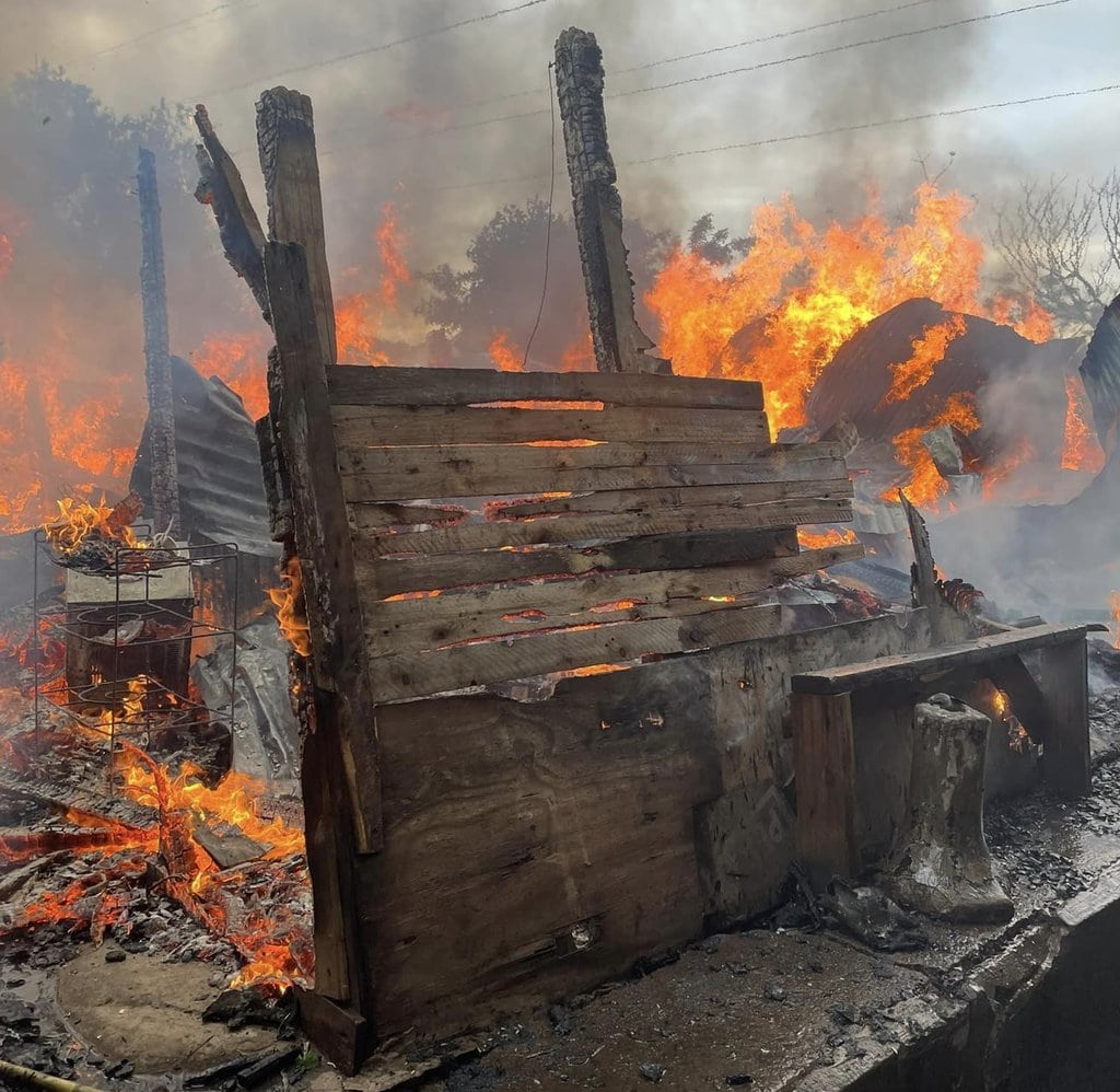 Ten houses destroyed in fire at Canelands
