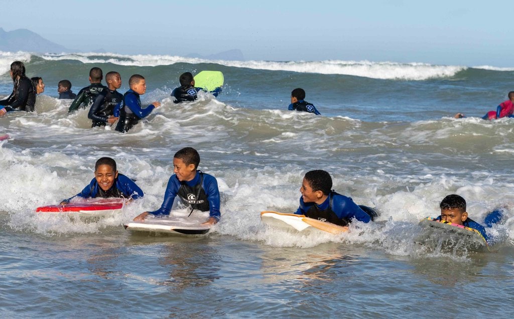 Therapy on surfboards brings hope to vulnerable children
