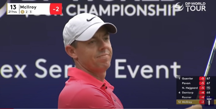 Video: Rory's ball lands in spectator's lap
