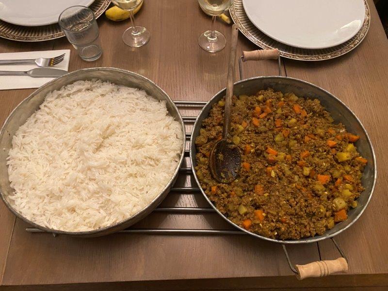 Curry and rice as ambassador