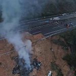 China: 24 dead when part of highway gives way