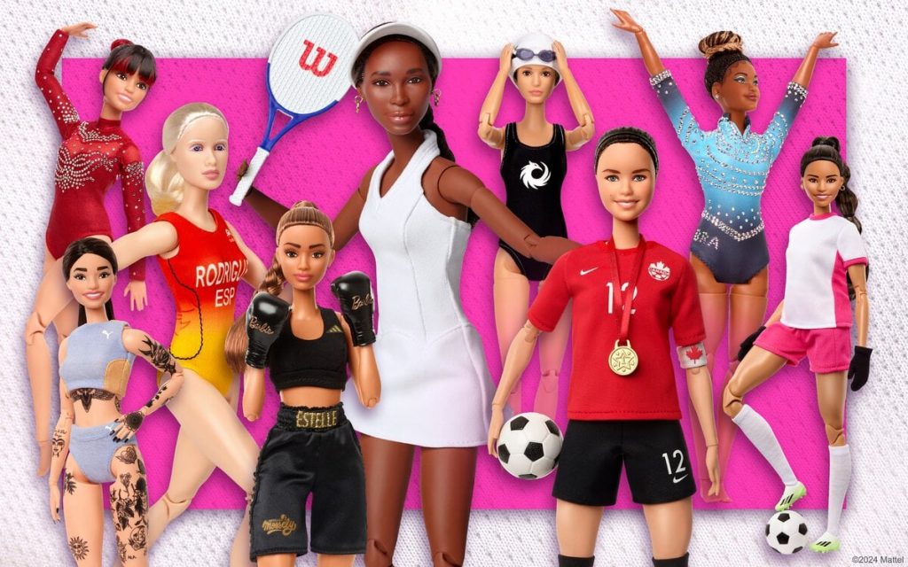 These female sports stars are now also 'Barbie girls'